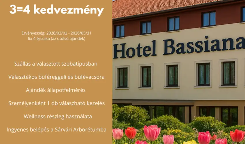 Hotel Bassiana S�rv�r - Okt�ber 23. (min. 2 �j)