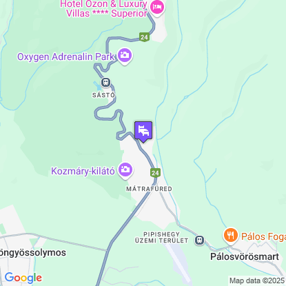 4 Évszak Erdeihotel a térképen