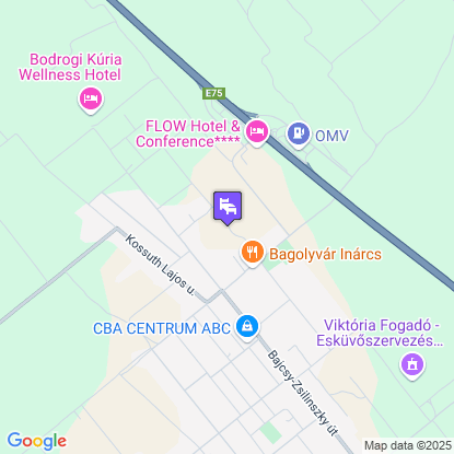 Bodrogi Kúria Wellness Hotel a térképen