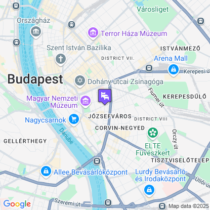 Central Hotel 21 a térképen