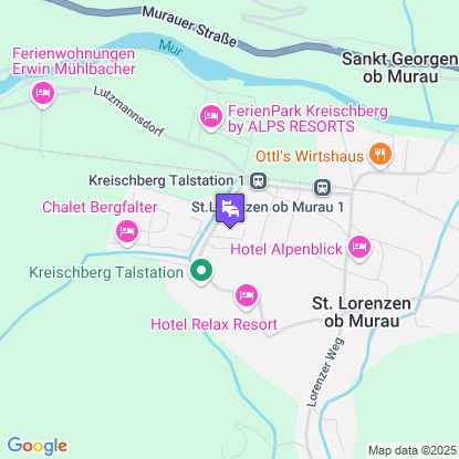 Club Hotel am Kreischberg a térképen