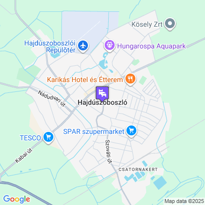 Crystal Hotel a térképen