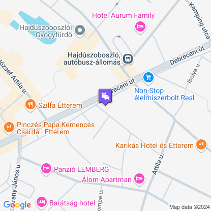 Deák Vendégház a térképen