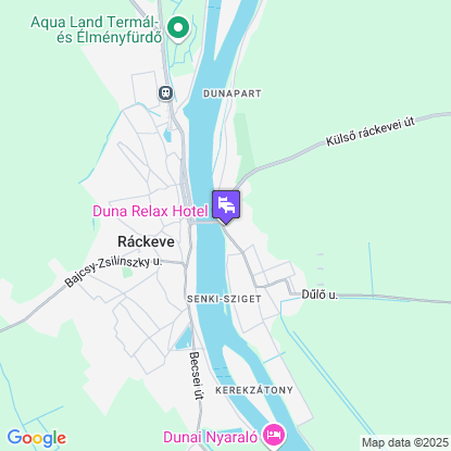 Duna Relax Hotel a térképen