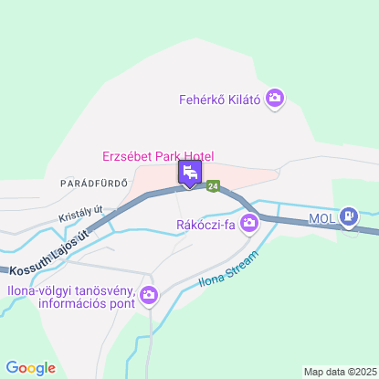 Erzsbet Park Hotel a trkpen