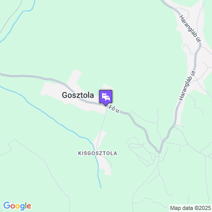 Gosztola Gyöngye-az erdő szállodája a térképen