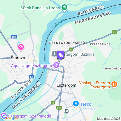 Hotel Adalbert - Szent Tamás Ház a térképen