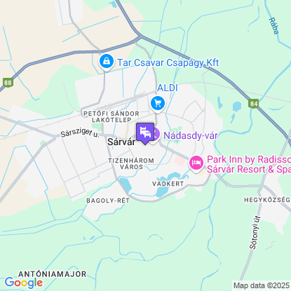 Hotel Bassiana a térképen