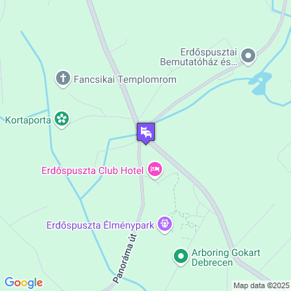 Erdspuszta Club Hotel a trkpen