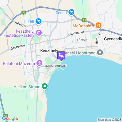 Hotel Helikon a térképen