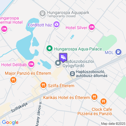 Hotel Járja a térképen