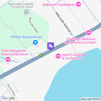 Hotel Margaréta a térképen