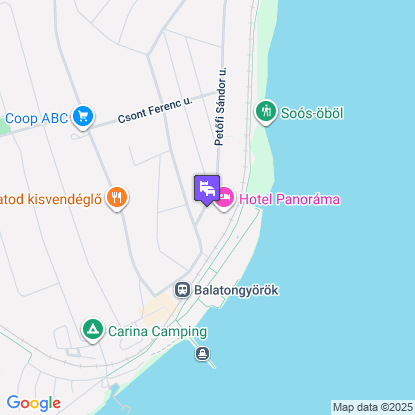 Hotel Panor�ma Balatongy�r�k a t�rk�pen