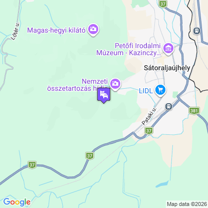 Hotel Princeps a térképen