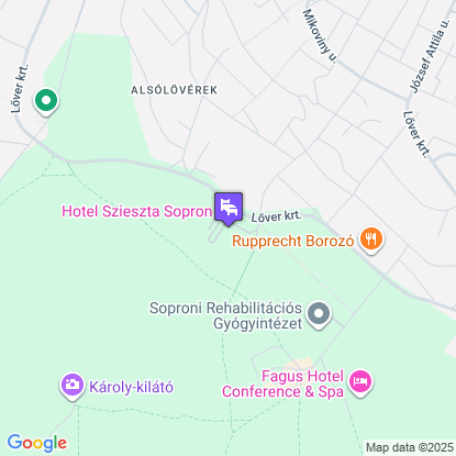 Hotel Szieszta a trkpen