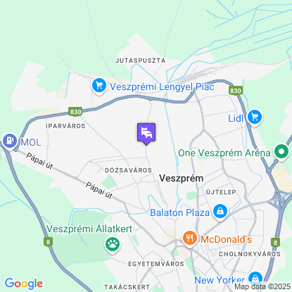 Ice Premium Apartments a térképen