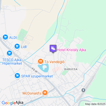 Kristály Hotel Konferencia & Wellness a térképen