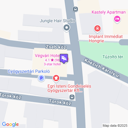 V�gv�ri Hotel Eger a t�rk�pen