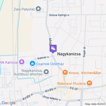 Oázis Hotel a térképen