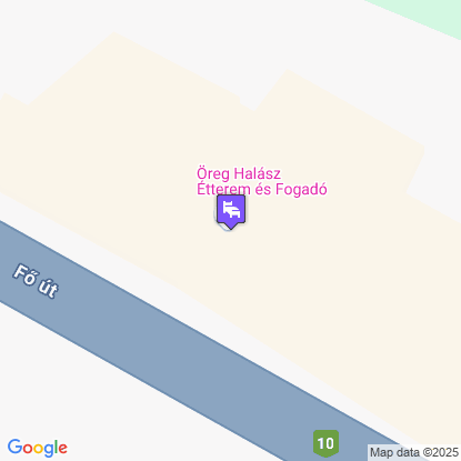 Öreg Halász Étterem és Fogadó a térképen