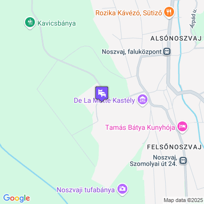 Panoráma Hotel Noszvaj a térképen