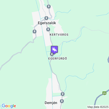 Hunguest Saliris a térképen