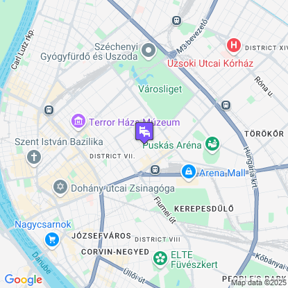 Star City Hotel a térképen