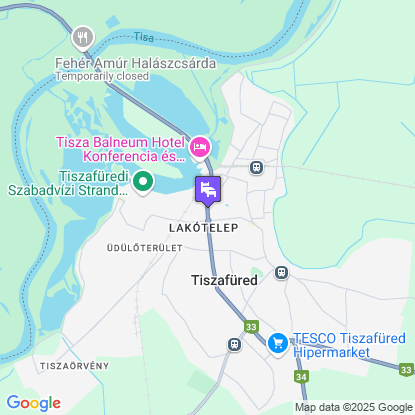 Tisza Balneum Hotel a térképen
